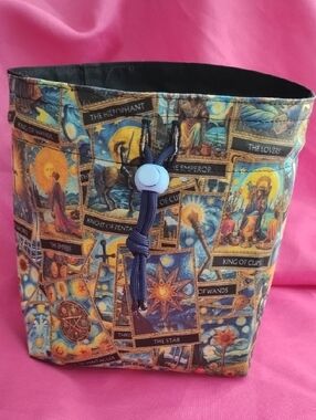 Tarot Card Print Mini Bag in Multi-Color